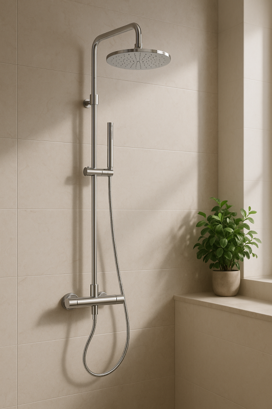 MURO TUA zestaw prysznicowy z deszczownicą chrom M1.B11.CR